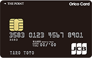画像：Orico Card THE POINTの券面（JCBカード）